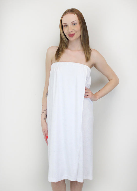 901S - Terrycloth Body Wrap with Snap Button (7367081951418)