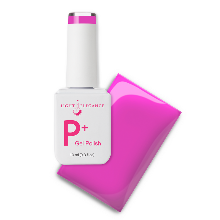 Light Elegance P+ Jellies Color Gel Polish - Fuchsia Jelly