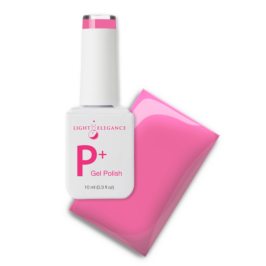 Light Elegance P+ Jellies Color Gel Polish - Hot Pink Jelly