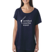 Navy Scoop Neck T-shirt - "certified coochie waxer" (White Font) (7517858267322)