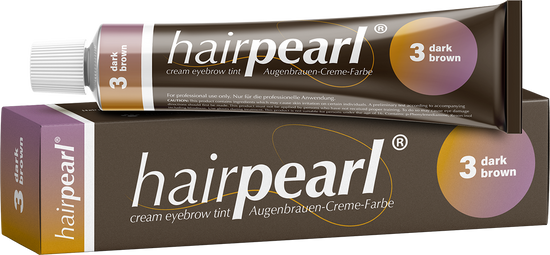 Hairpearl Eyelash & Eyebrow Tint - Dark Brown (6579499598010)