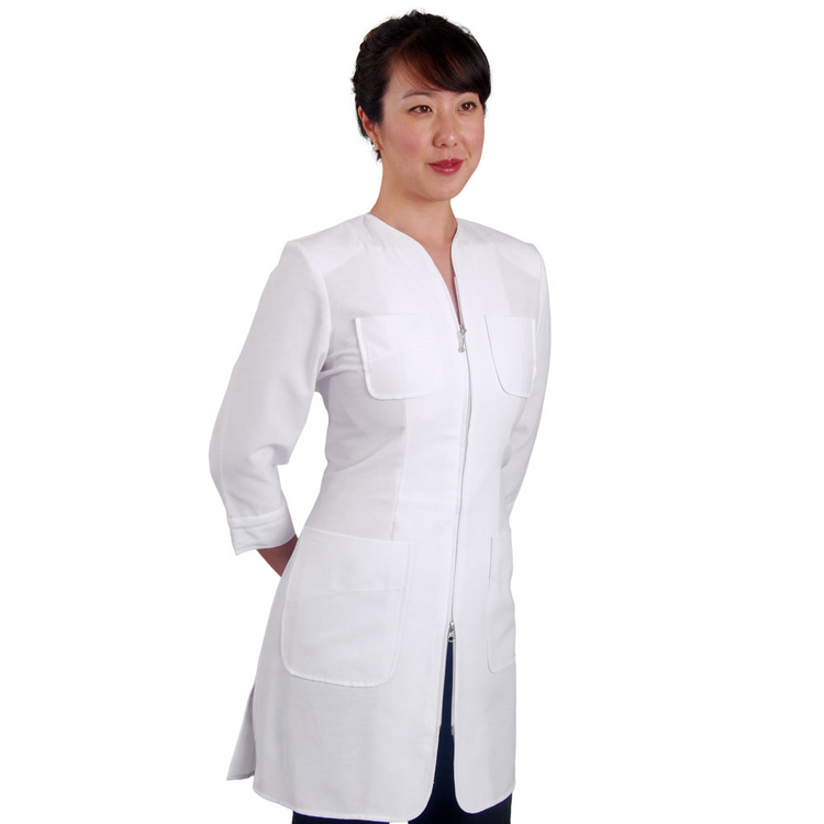 Three-Quarter 3/4 Sleeves Slim Fit Lab Coat #301 (6570180968634)