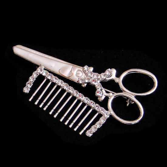 Scissor And Comb Pin (6570129326266)